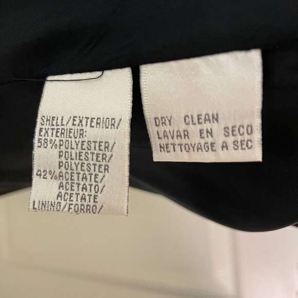 JONES WEAR NAVY SUIT WITH SHEATH DRESS AND DOUBLE BREASTED JACKET, SIZE 12 - Picture 6 of 15